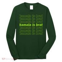 Kamala Is Brat Meme Kamala Harris 2024 Long Sleeve Shirt thumb 0