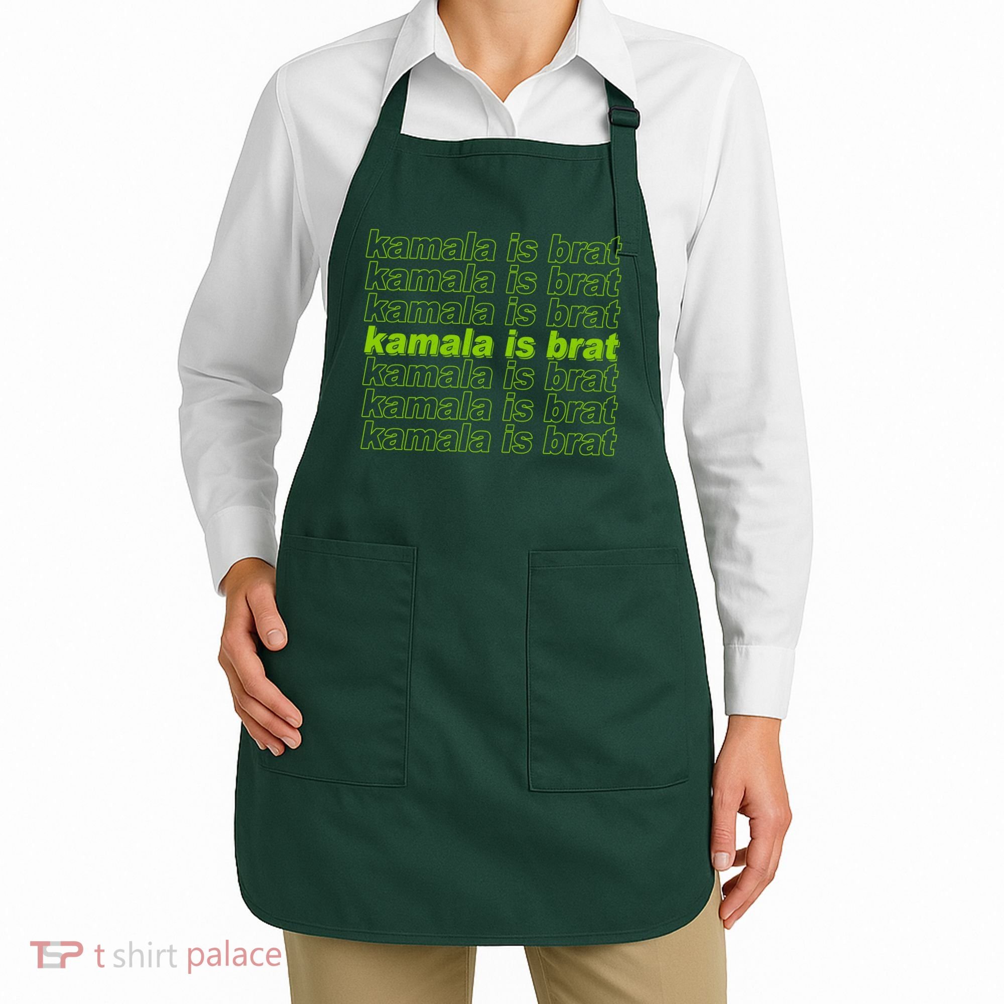 Kamala Is Brat Meme Kamala Harris 2024 Apron