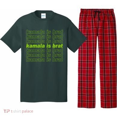Kamala Is Brat Meme Kamala Harris 2024 Pajama Set