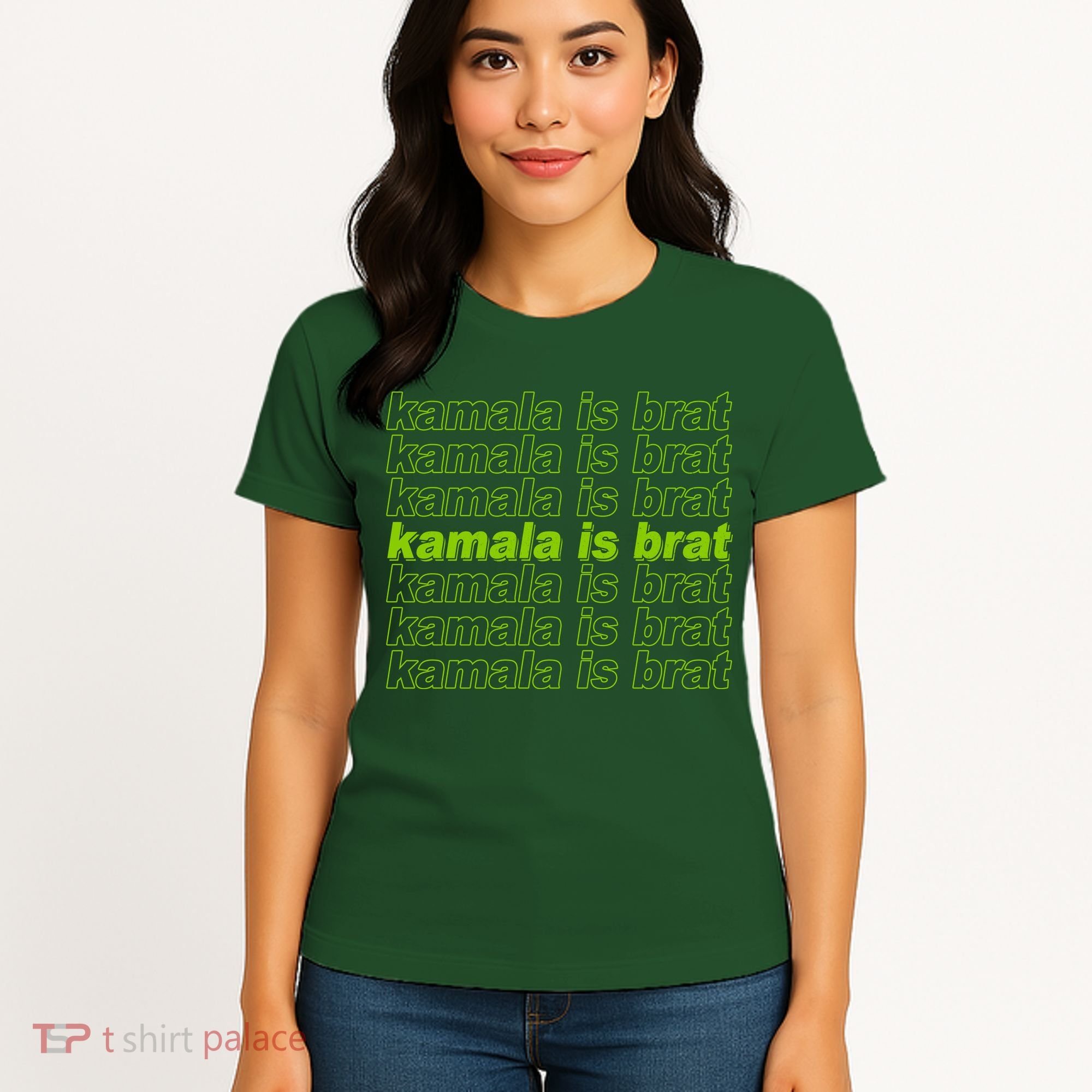 Kamala Is Brat Meme Kamala Harris 2024 Women's T-Shirt
