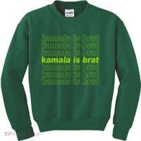 Kamala Is Brat Meme Kamala Harris 2024 Kids Sweatshirt thumb 0