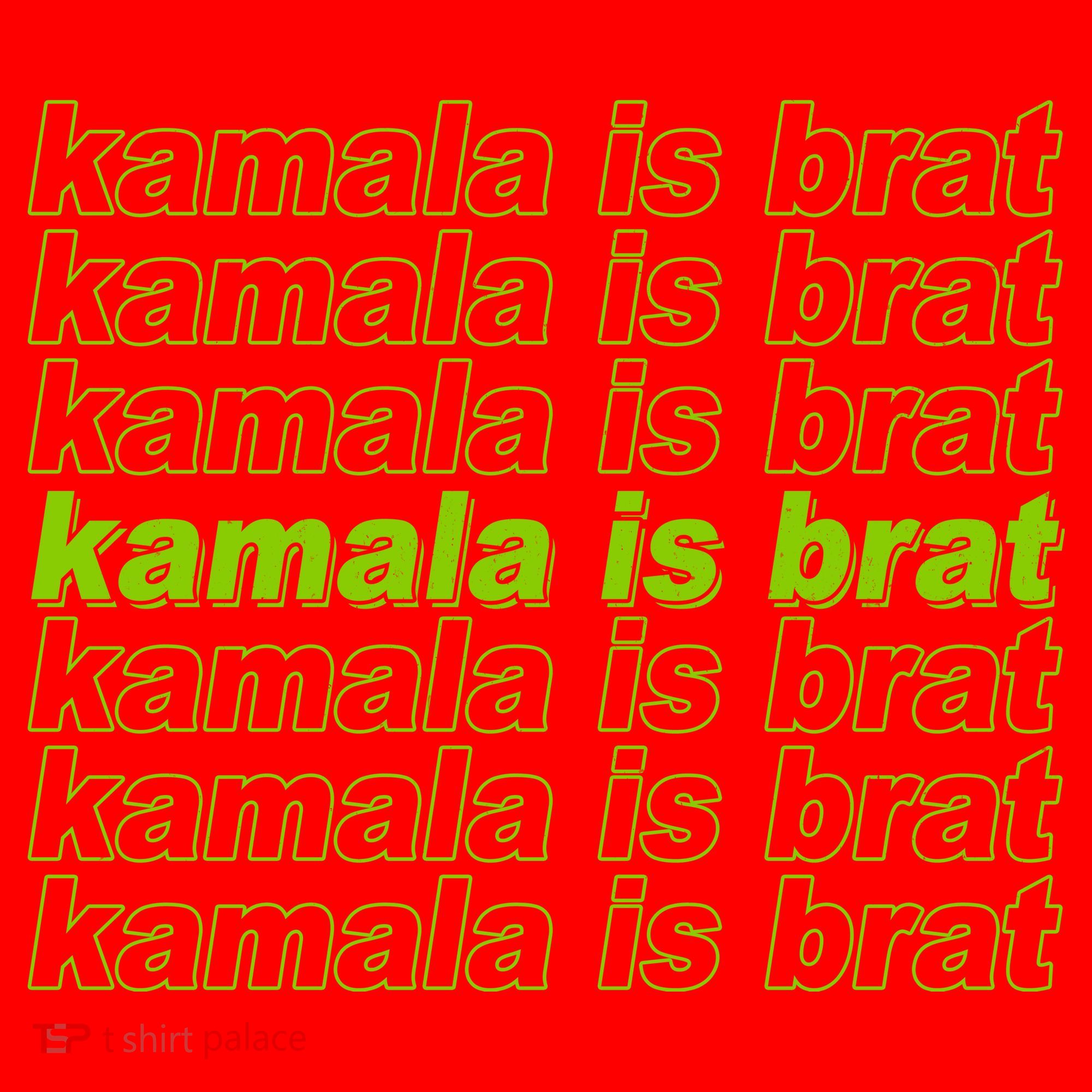 Kamala Is Brat Meme Kamala Harris 2024 Santa Hat
