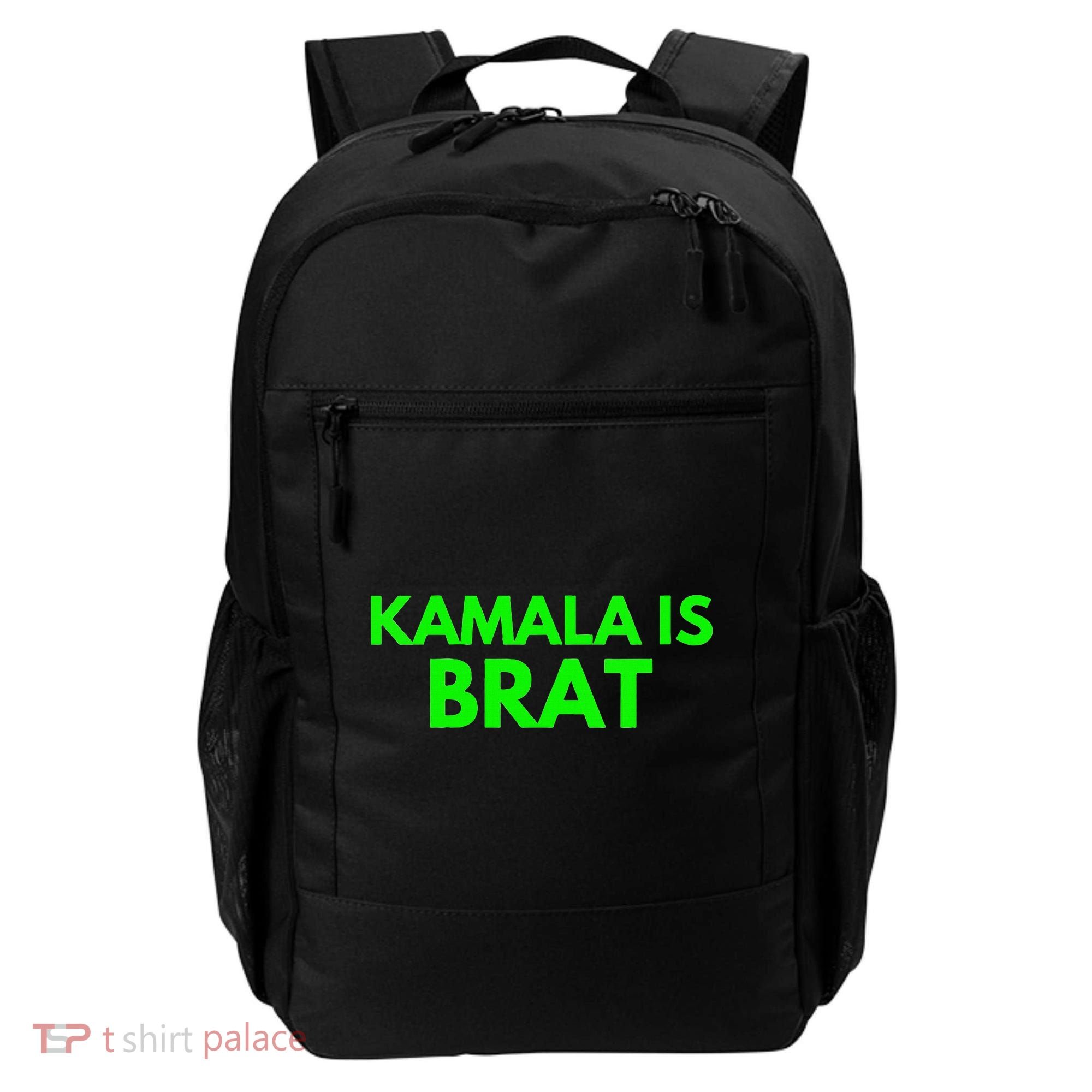 Kamala Is Brat V Neck Backpack