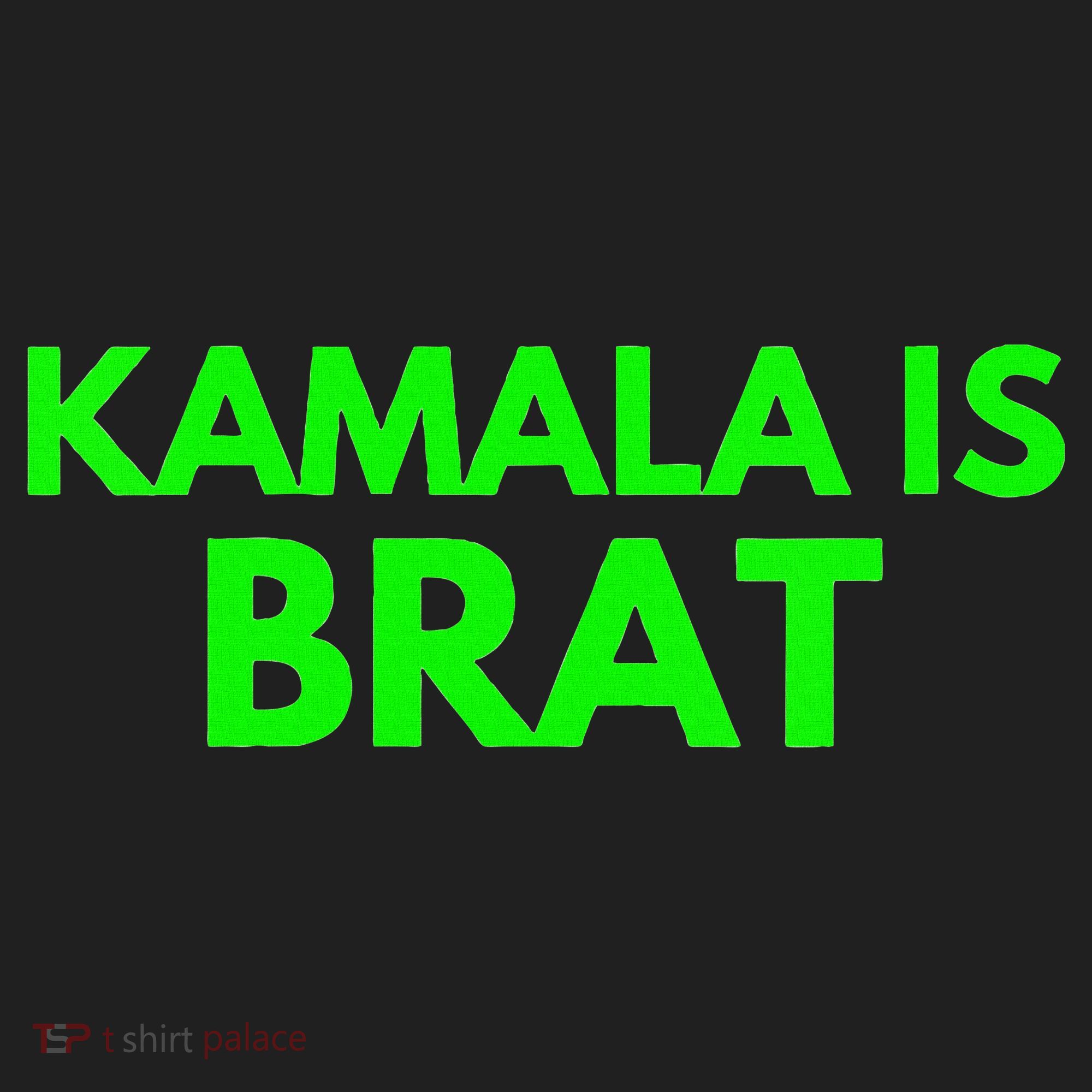 Kamala Is Brat V Neck Beanie