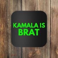 Kamala Is Brat V Neck Coaster thumb 0