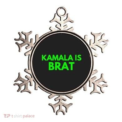 Kamala Is Brat V Neck Ornament