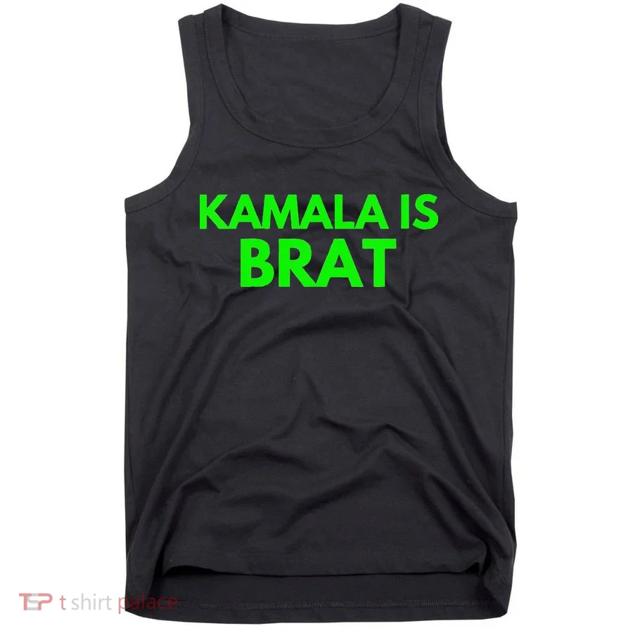 Kamala Is Brat V Neck Tank Top