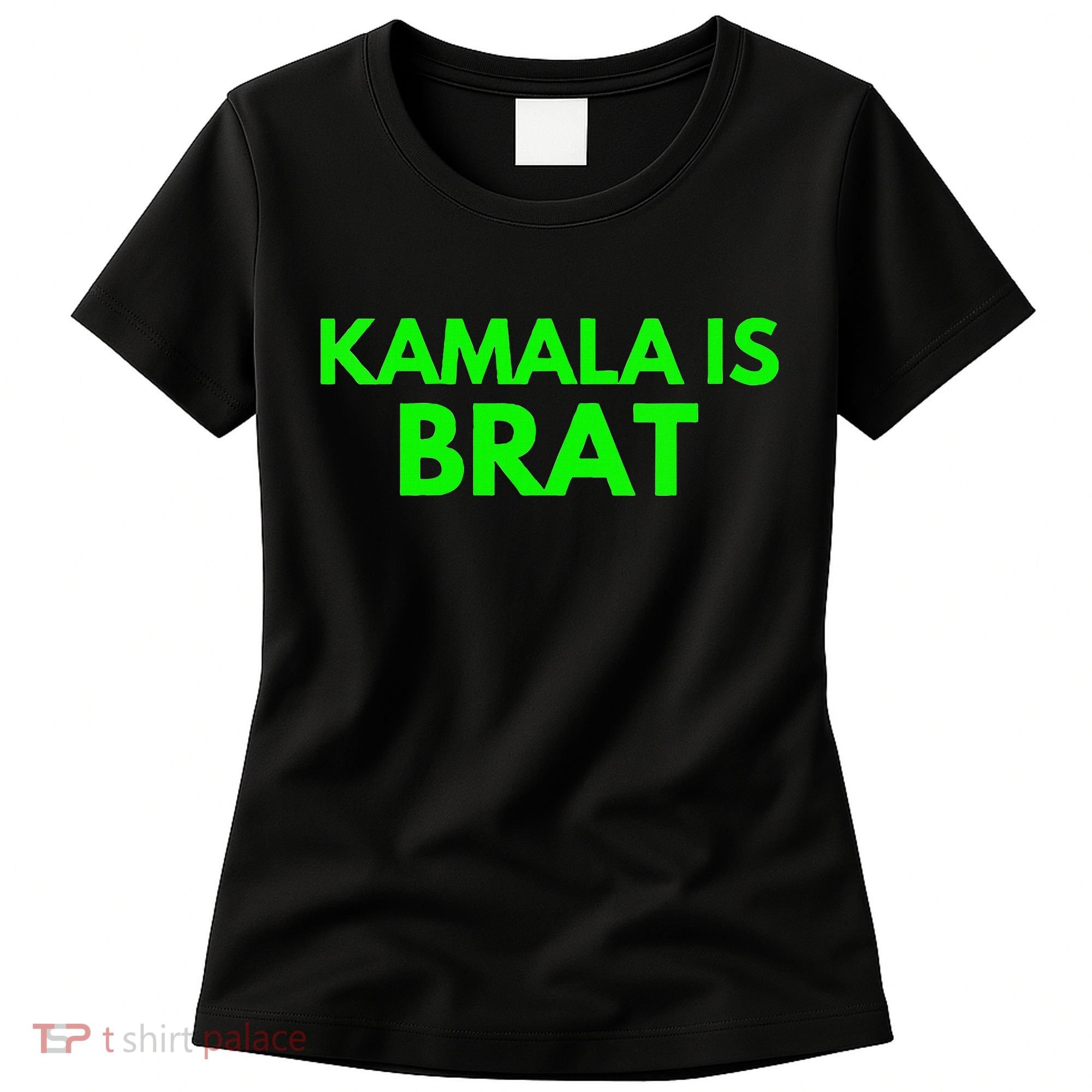 Kamala Is Brat V Neck Women's T-Shirt