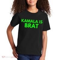 Kamala Is Brat V Neck Kids T-Shirt thumb 2