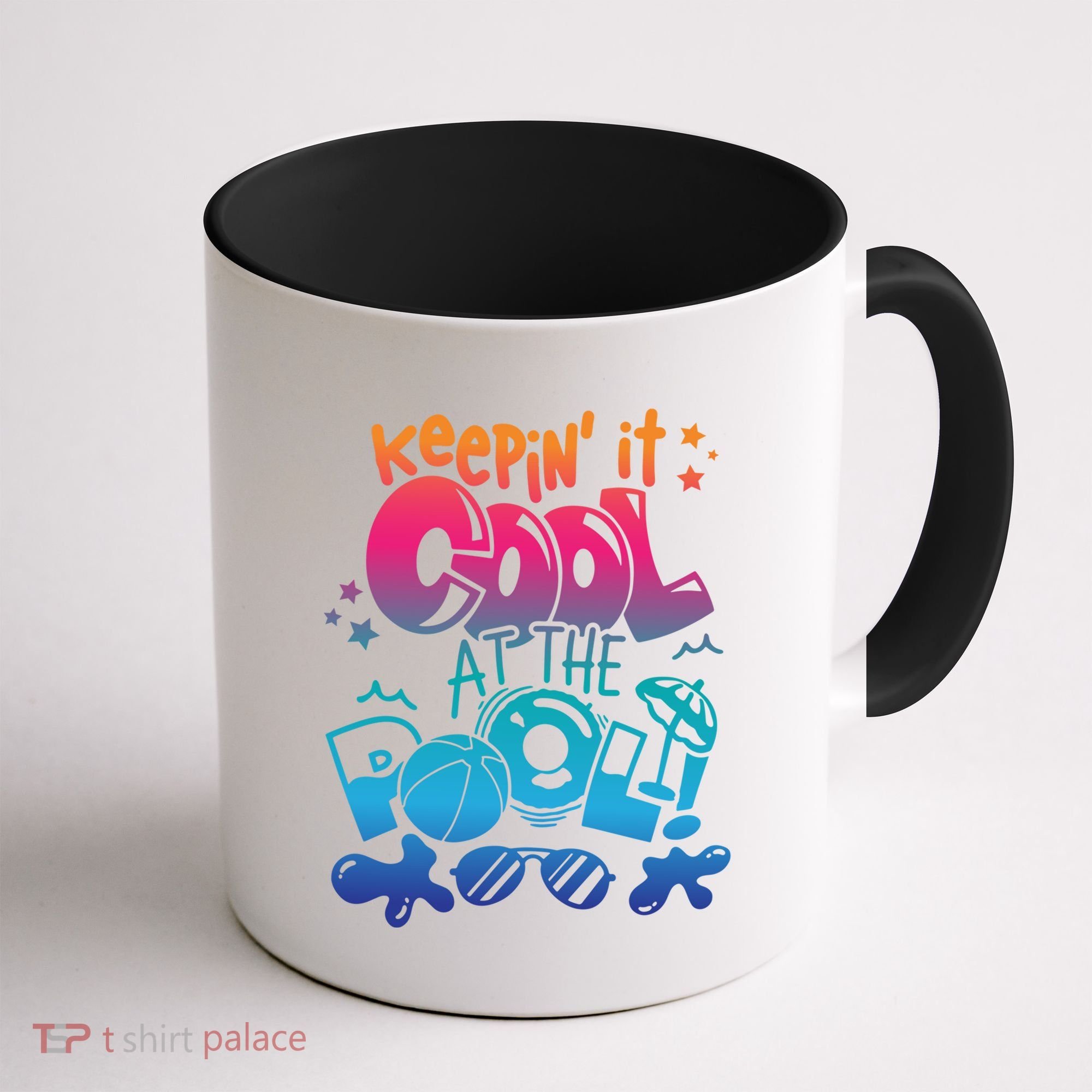 Keepin It Cool In The Pool Summer Vibes Matching Family Gift Coffee Mug