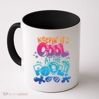 Keepin It Cool In The Pool Summer Vibes Matching Family Gift Coffee Mug thumb 0