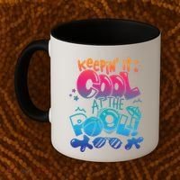 Keepin It Cool In The Pool Summer Vibes Matching Family Gift Coffee Mug thumb 2