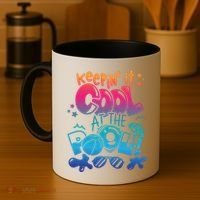 Keepin It Cool In The Pool Summer Vibes Matching Family Gift Coffee Mug thumb 4