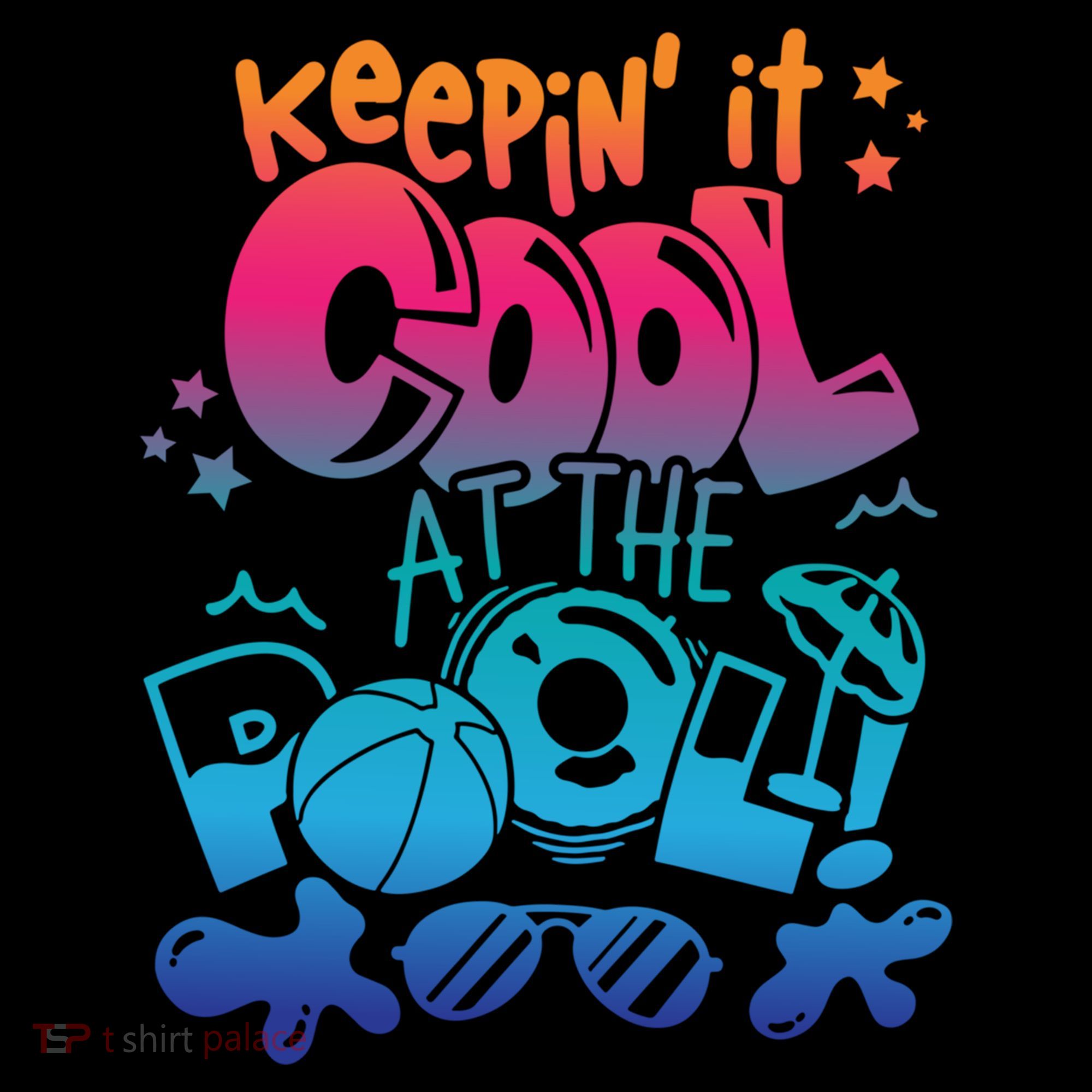Keepin It Cool In The Pool Summer Vibes Matching Family Gift Coffee Mug
