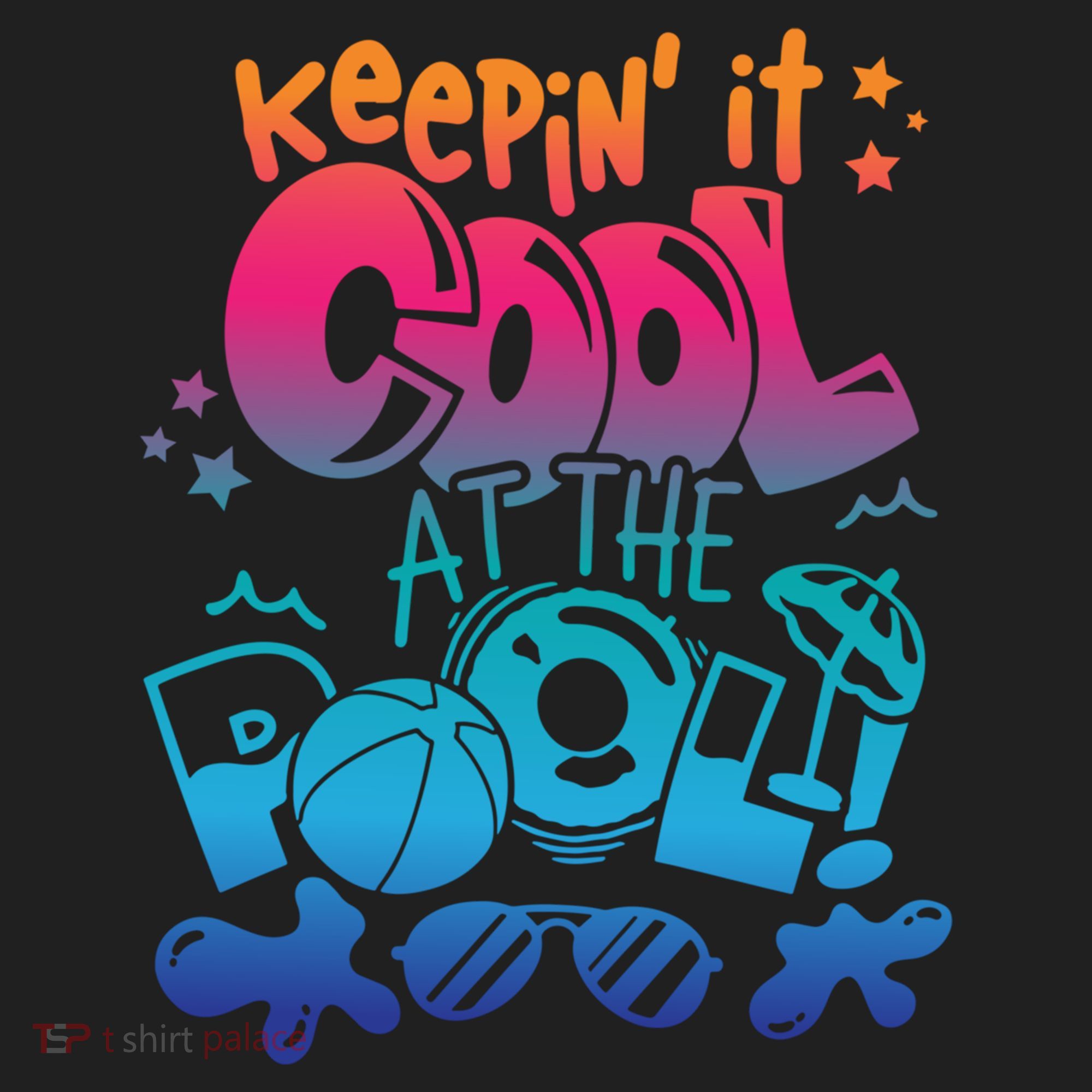Keepin It Cool In The Pool Summer Vibes Matching Family Gift Hat