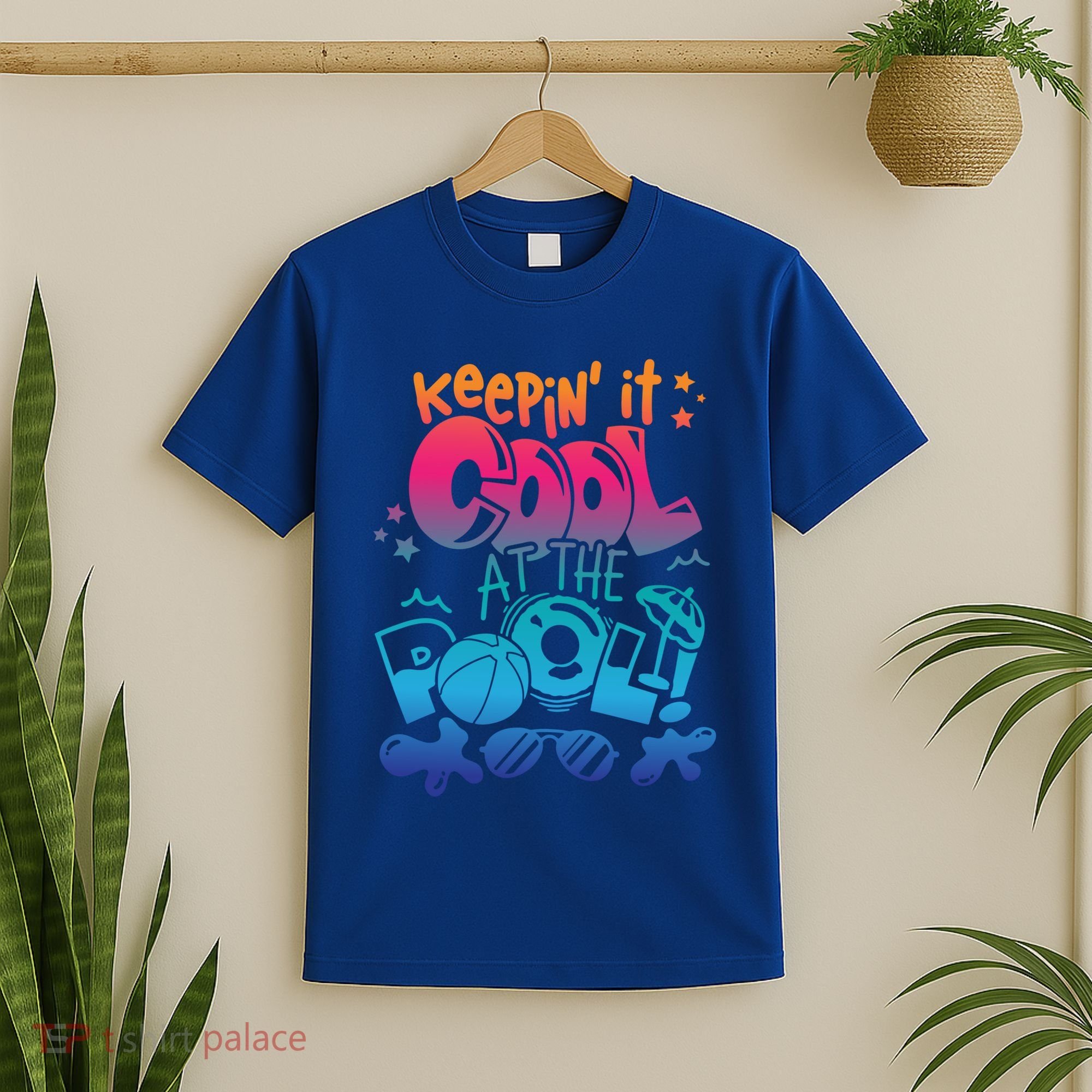 Keepin It Cool In The Pool Summer Vibes Matching Family Gift T-Shirt