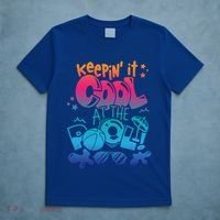 Keepin It Cool In The Pool Summer Vibes Matching Family Gift T-Shirt thumb 5