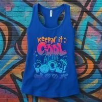 Keepin It Cool In The Pool Summer Vibes Matching Family Gift Women's Tank Top thumb 3