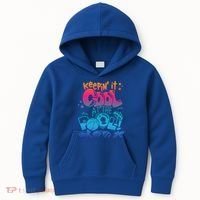 Keepin It Cool In The Pool Summer Vibes Matching Family Gift Kids Hoodie thumb 0