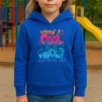 Keepin It Cool In The Pool Summer Vibes Matching Family Gift Kids Hoodie thumb 3