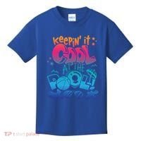 Keepin It Cool In The Pool Summer Vibes Matching Family Gift Kids T-Shirt thumb 0