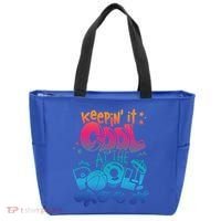 Keepin It Cool In The Pool Summer Vibes Matching Family Gift Tote Bag thumb 0