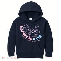 Karma Is Cat Purring In My Lap Cause It Loves Me Kids Hoodie thumb 0