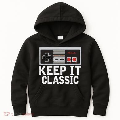 Keep It Classic Old School Retro Vintage 1970s 80s 90s Kids Hoodie