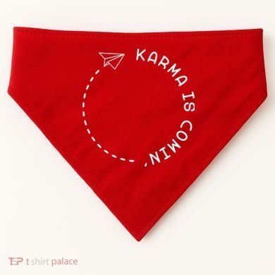Karma Is Comin' USA-Made Doggie Bandana