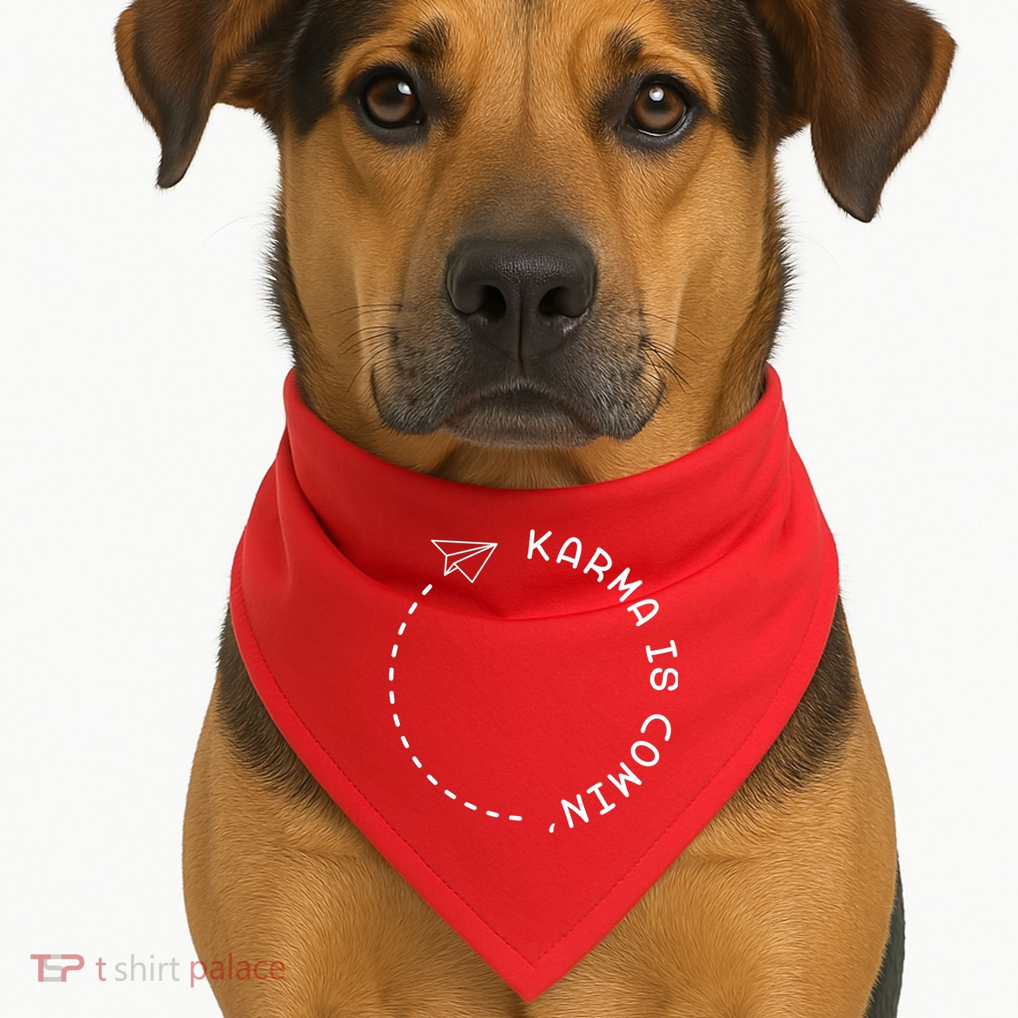Karma Is Comin' USA-Made Doggie Bandana