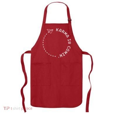 Karma Is Comin' Apron