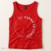 Karma Is Comin' Tank Top thumb 2