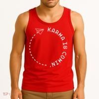 Karma Is Comin' Tank Top thumb 3