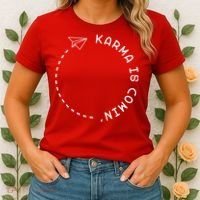 Karma Is Comin' Women's T-Shirt thumb 2