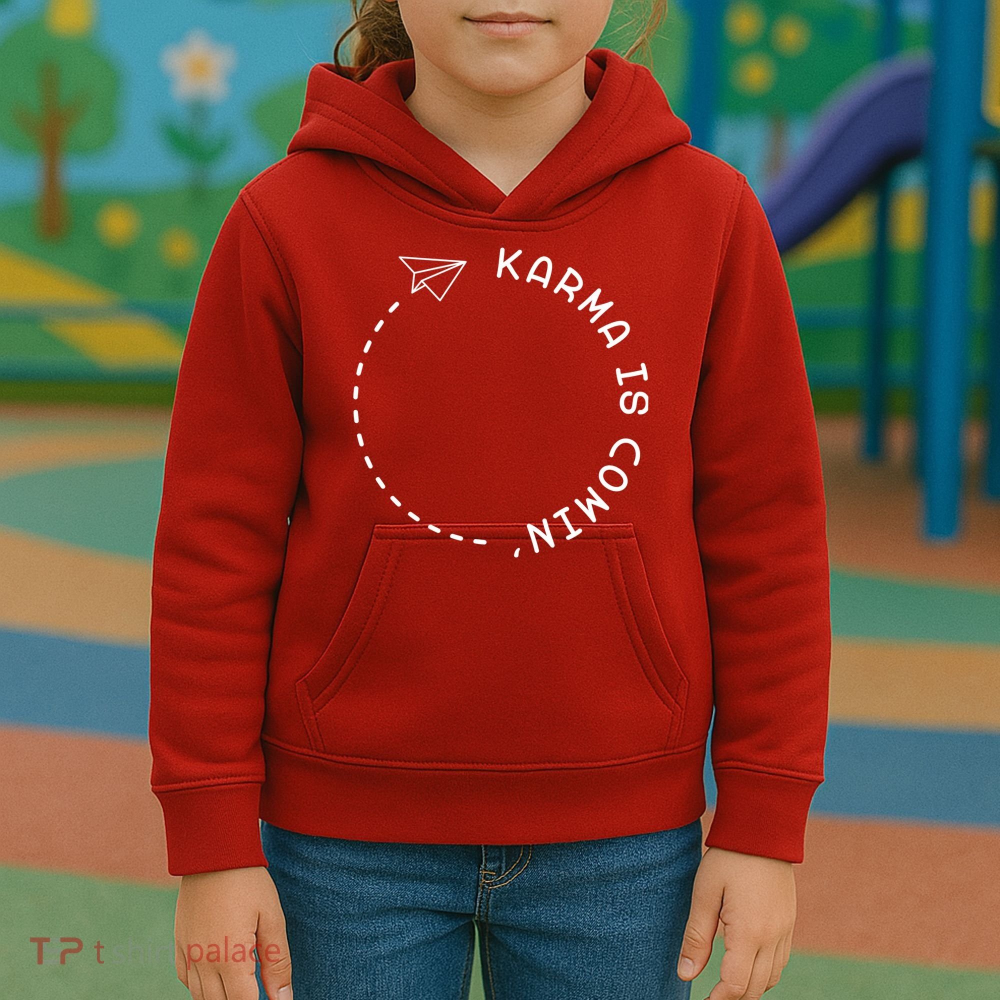 Karma Is Comin' Kids Hoodie
