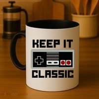 Keep It Classic Retro Gamer Coffee Mug thumb 4