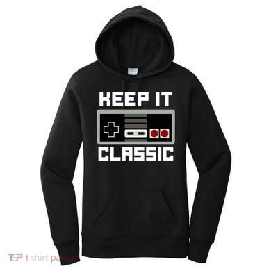 Keep It Classic Retro Gamer Women's Hoodie