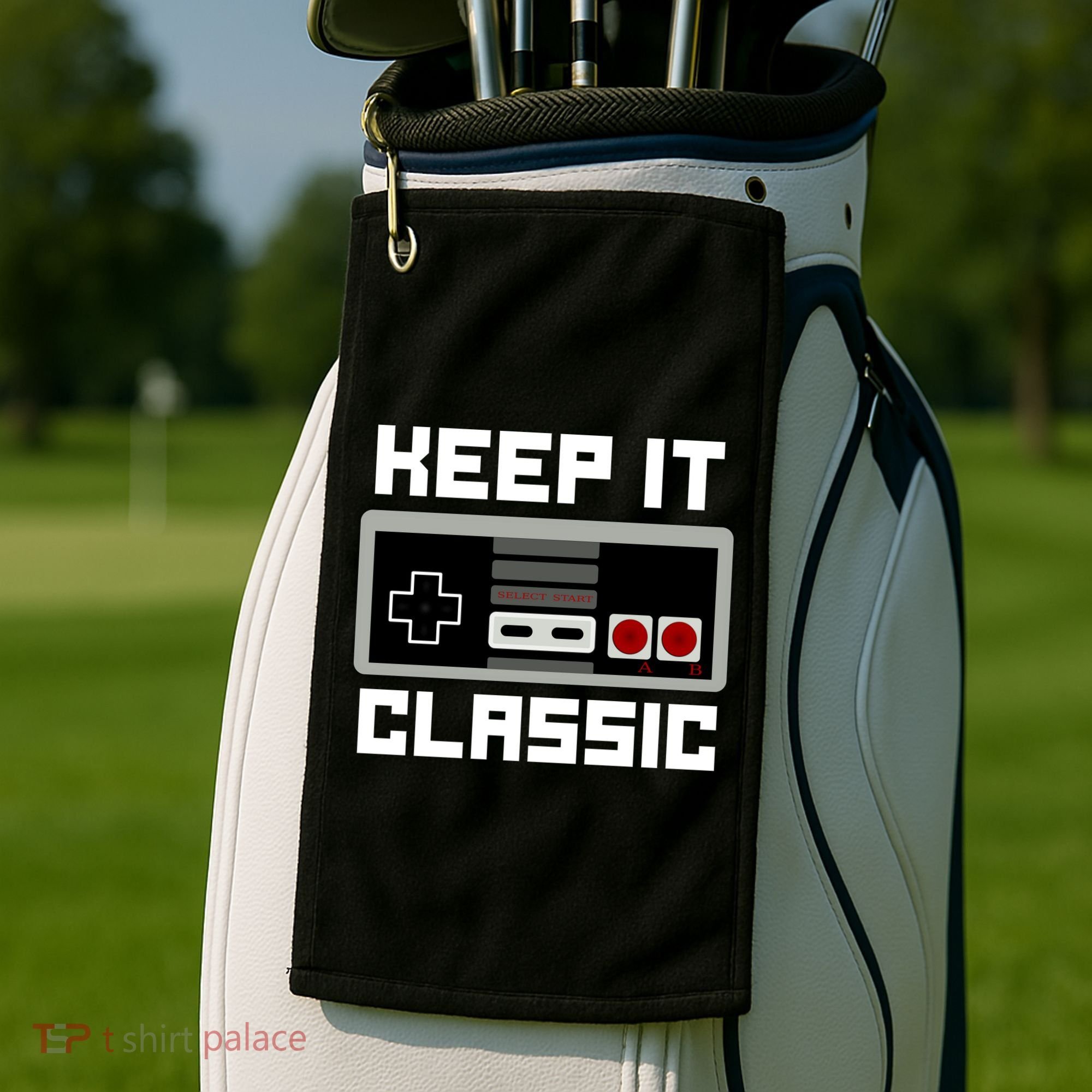Keep It Classic Retro Gamer Golf Towel