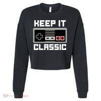 Keep It Classic Retro Gamer Cropped Pullover Crew thumb 0