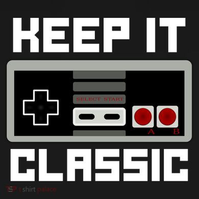 Keep It Classic Retro Gamer Cropped Pullover Crew