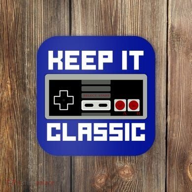 Keep It Classic Retro Gamer Coaster