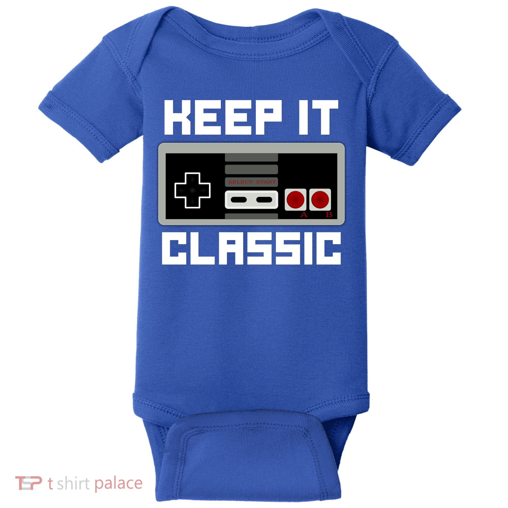 Keep It Classic Retro Gamer Baby Bodysuit