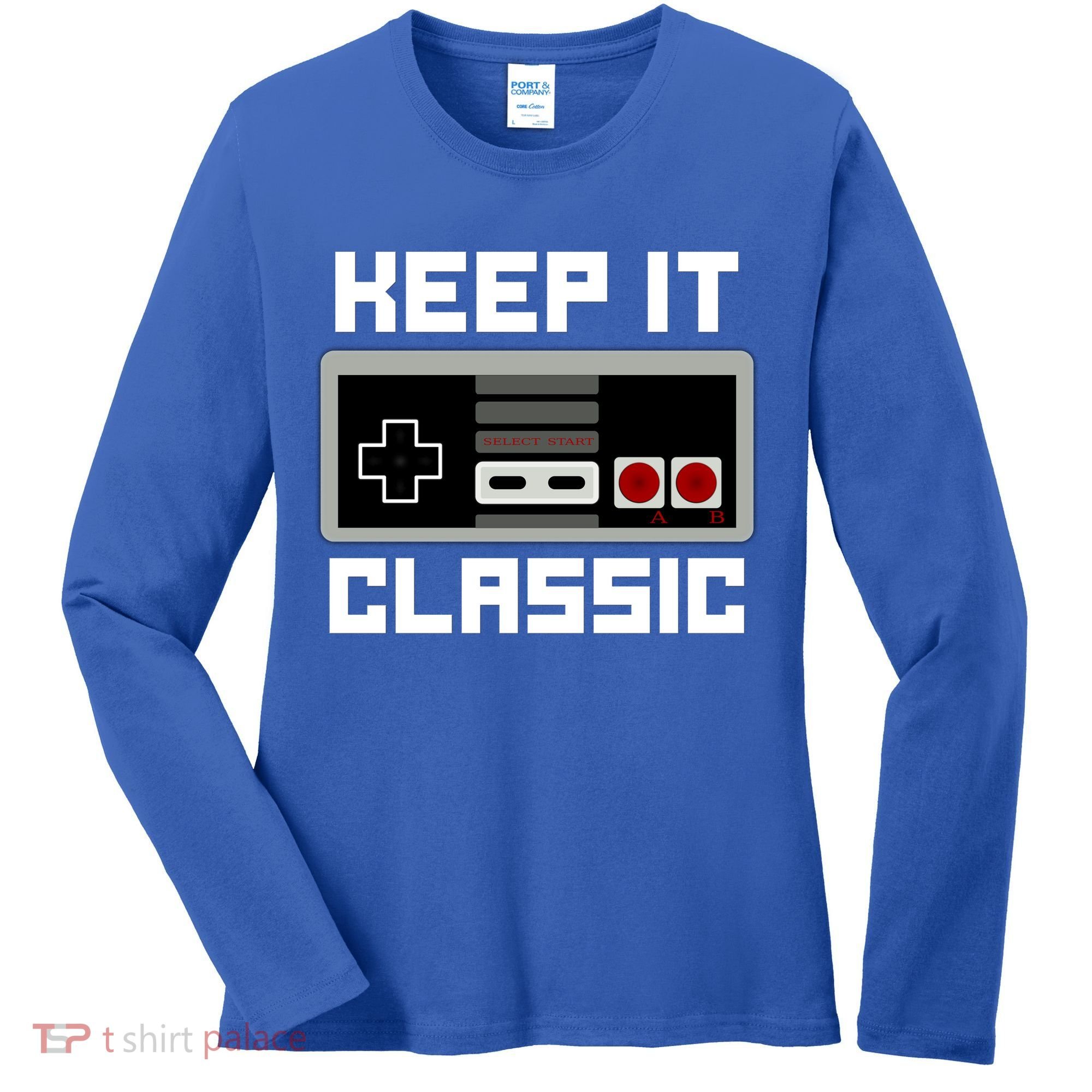 Keep It Classic Retro Gamer Women's Long Sleeve Shirt