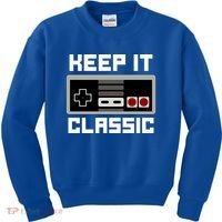 Keep It Classic Retro Gamer Kids Sweatshirt thumb 0