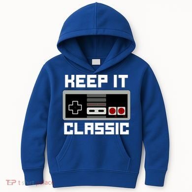 Keep It Classic Retro Gamer Kids Hoodie