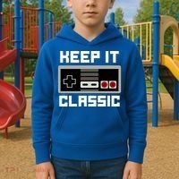 Keep It Classic Retro Gamer Kids Hoodie thumb 2