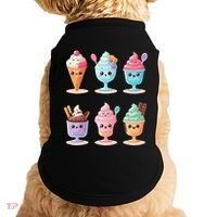 Kawaii Ice Cream Frozen Yogurt Lover Anime Doggie Tank thumb 0