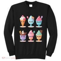 Kawaii Ice Cream Frozen Yogurt Lover Anime Sweatshirt thumb 0