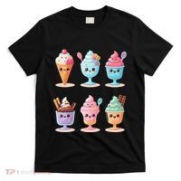 Kawaii Ice Cream Frozen Yogurt Lover Anime T-Shirt thumb 0