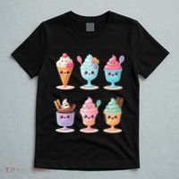 Kawaii Ice Cream Frozen Yogurt Lover Anime T-Shirt thumb 5